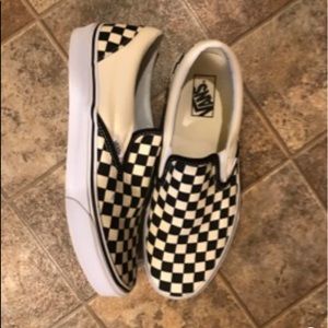 checkered vans